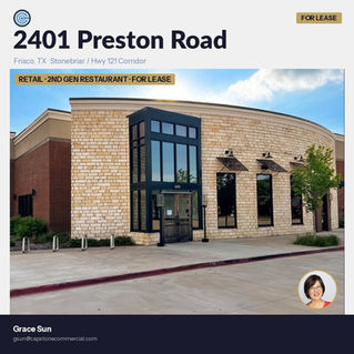 FOR LEASE - 2401 Preston Road, Frisco