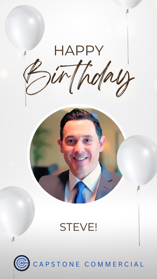 Happy Birthday Steve!!!  You are the BEST!!!  Thank you for being such a great leader and mentor!!!
