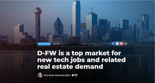 D-FW is a top market for new tech jobs and related real estate demand