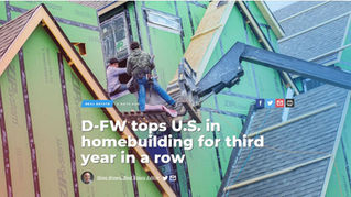 D-FW tops U.S. in homebuilding for third year in a row