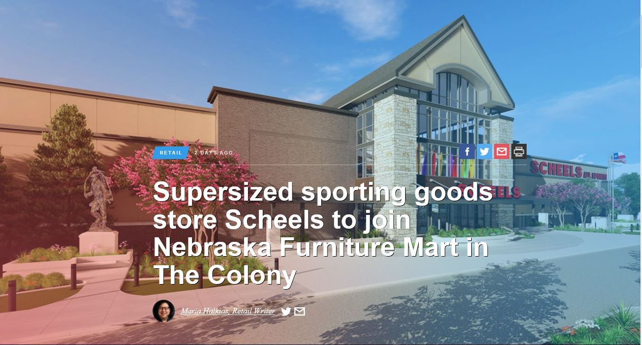Supersized sporting goods store Scheels to join Nebraska Furniture Mart