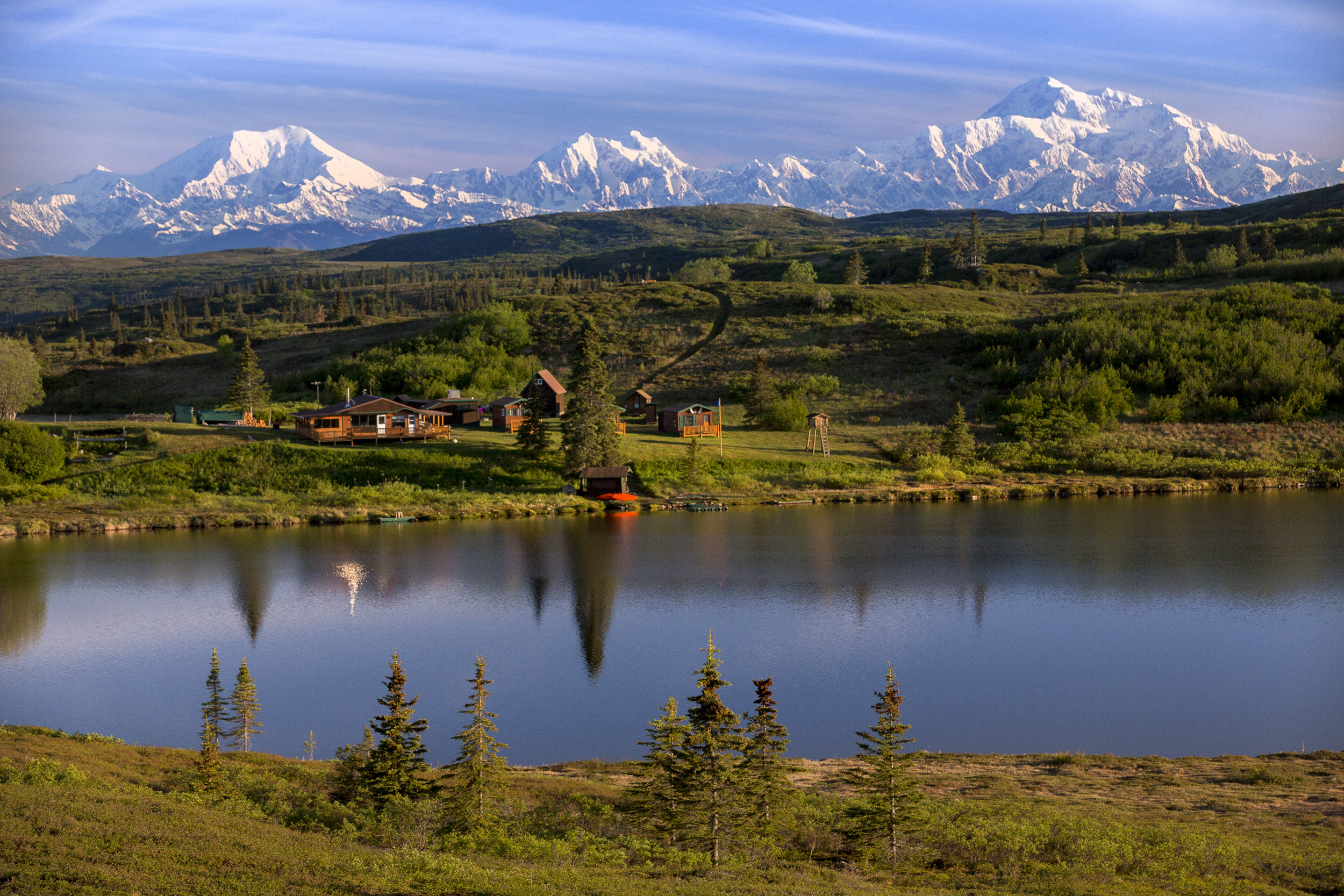 Remote Fly In Lodging Near Talkeetna Ak At Caribou Lodge Alaska