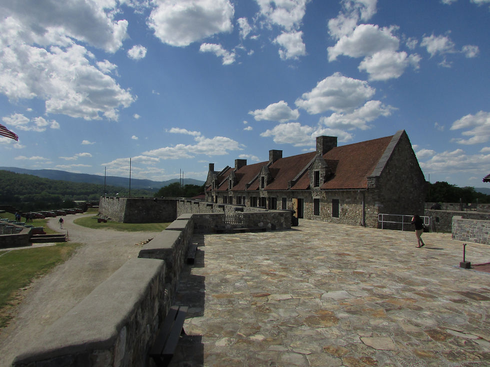 Fort Carillon, or Ticonderoga as it was later known, as viewed from the Southeast Bastion. Photo from Tim Dusablon.