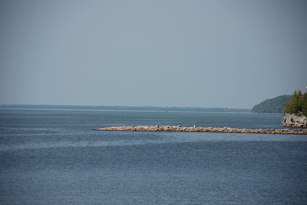 A view of Missisquoi Bay from Shipyard Beach in Highgate, VT. It was north of here where Rogers and his men landed to proceed to the Abenaki settlement of St. Francis. Photo from Tim Dusablon.
