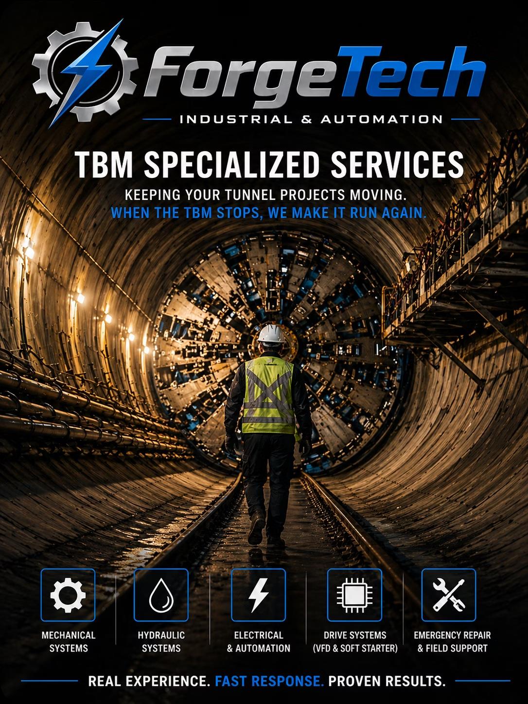 ForgeTech specialized TBM services overview