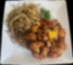 Poulet mit Süss-sauer / Szechuan / Schwarze Bohnen Sauce