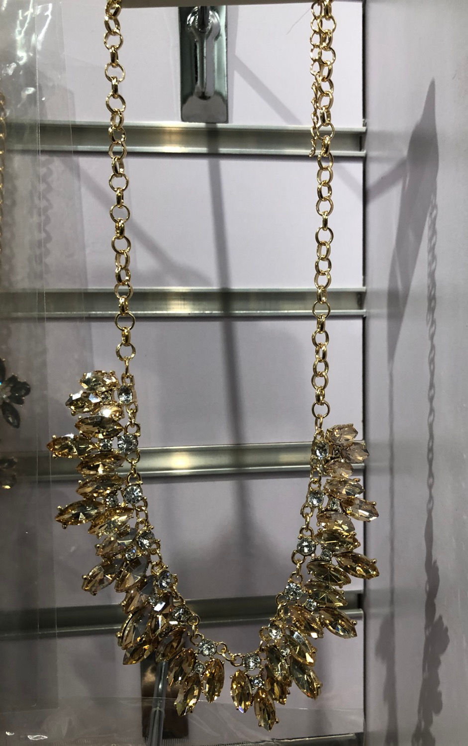 Thumbnail: Exclusive Neclace with Colored Stones and Stud Earrings