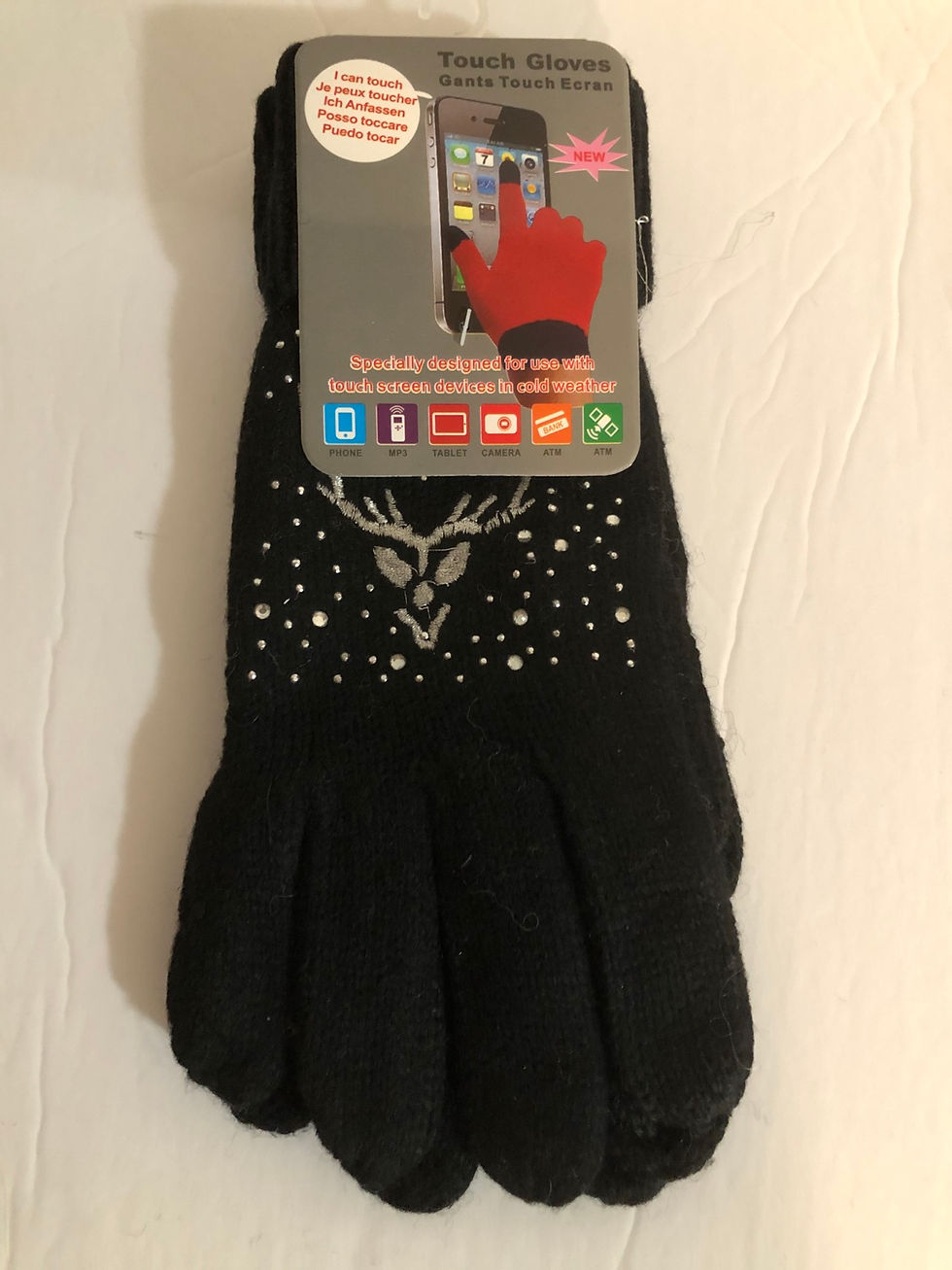 Thumbnail: Warm Winter Gloves with Touch Screen option 