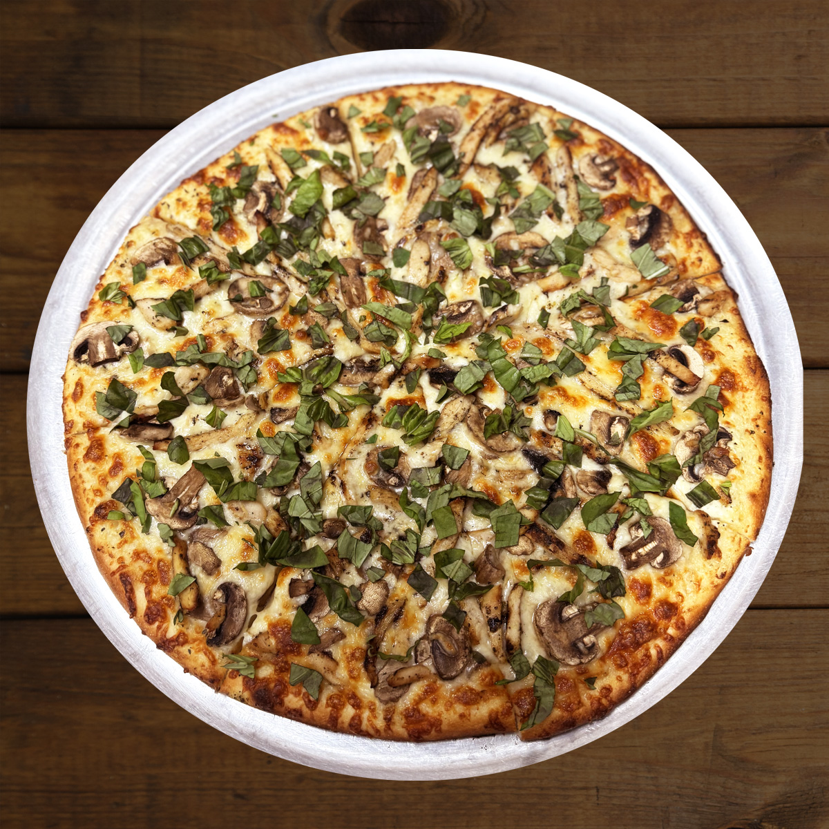 Alfredo Chicken Pizza