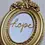 Miniature : Sublime cadre doré fleurs "hope" 11x16cm