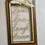 Miniature : Cadre ancien bois liseret doré "Live love laugh dream" 18x29cm 