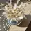 Miniature : Petit vase boule disco fleurie "crème naturel"