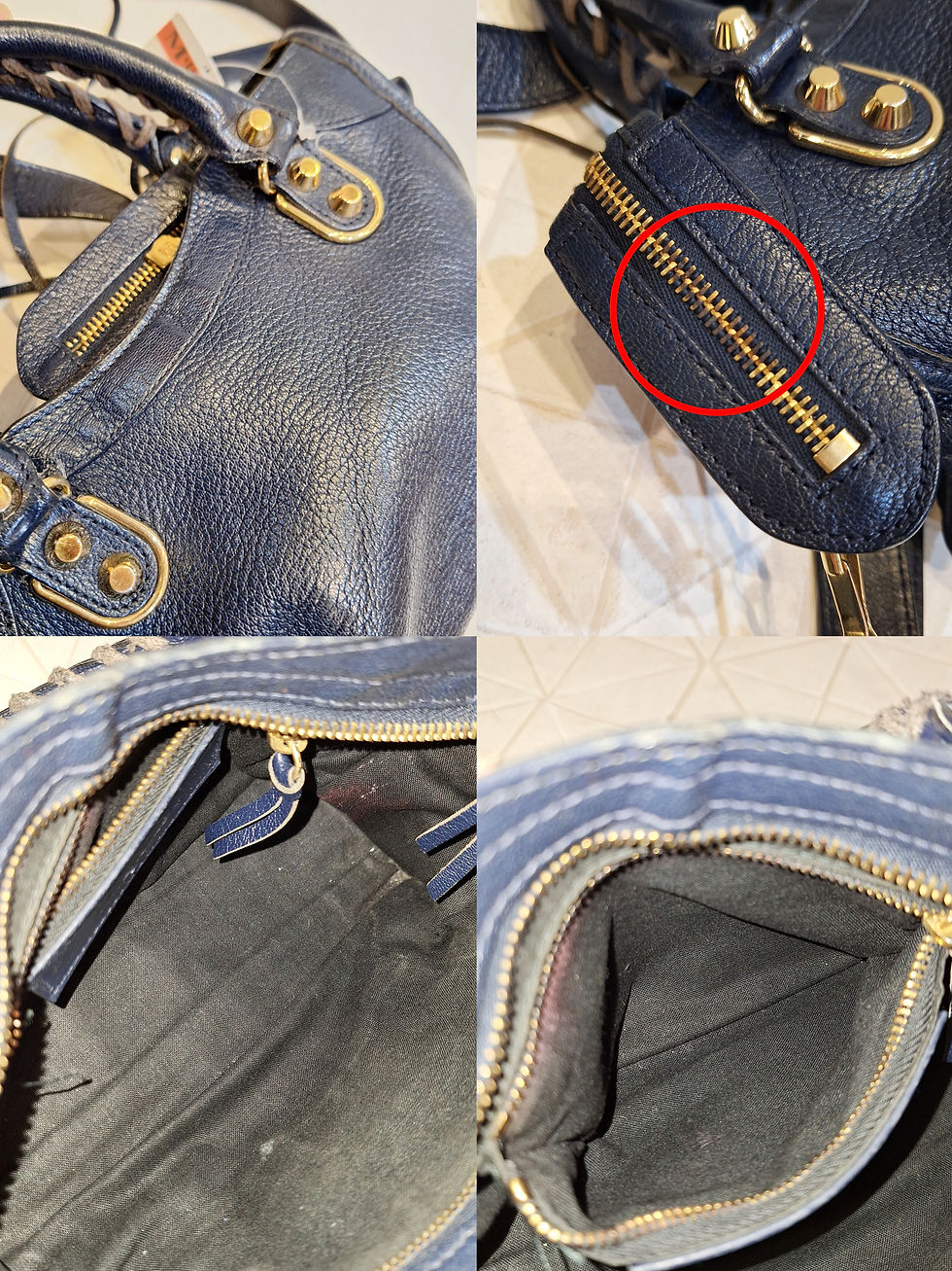 縮圖：Balenciaga Mini City Midnight Blue