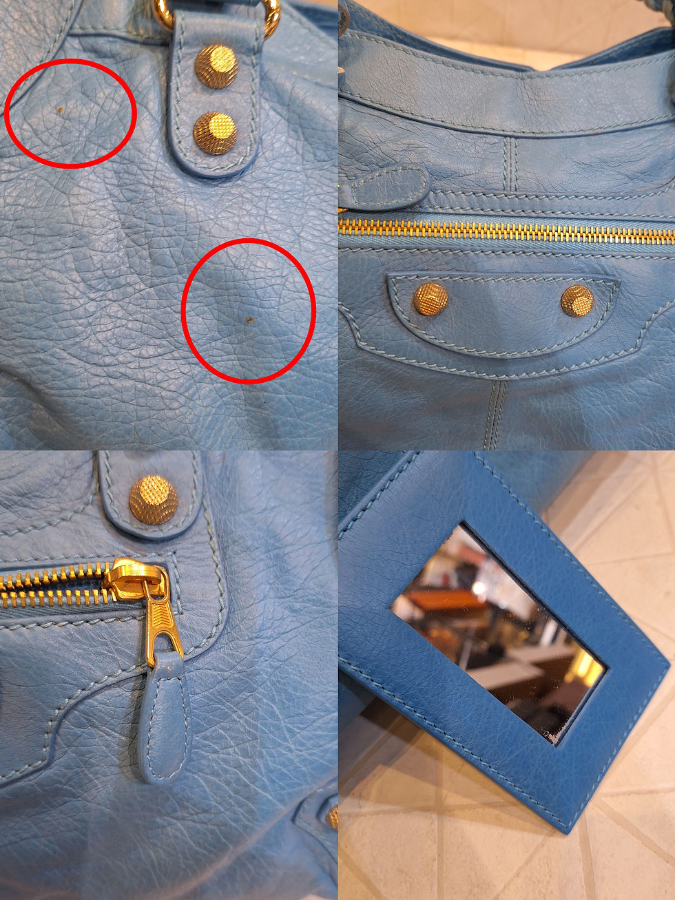 縮圖：Balenciaga Mini Giant Part Time Light Blue