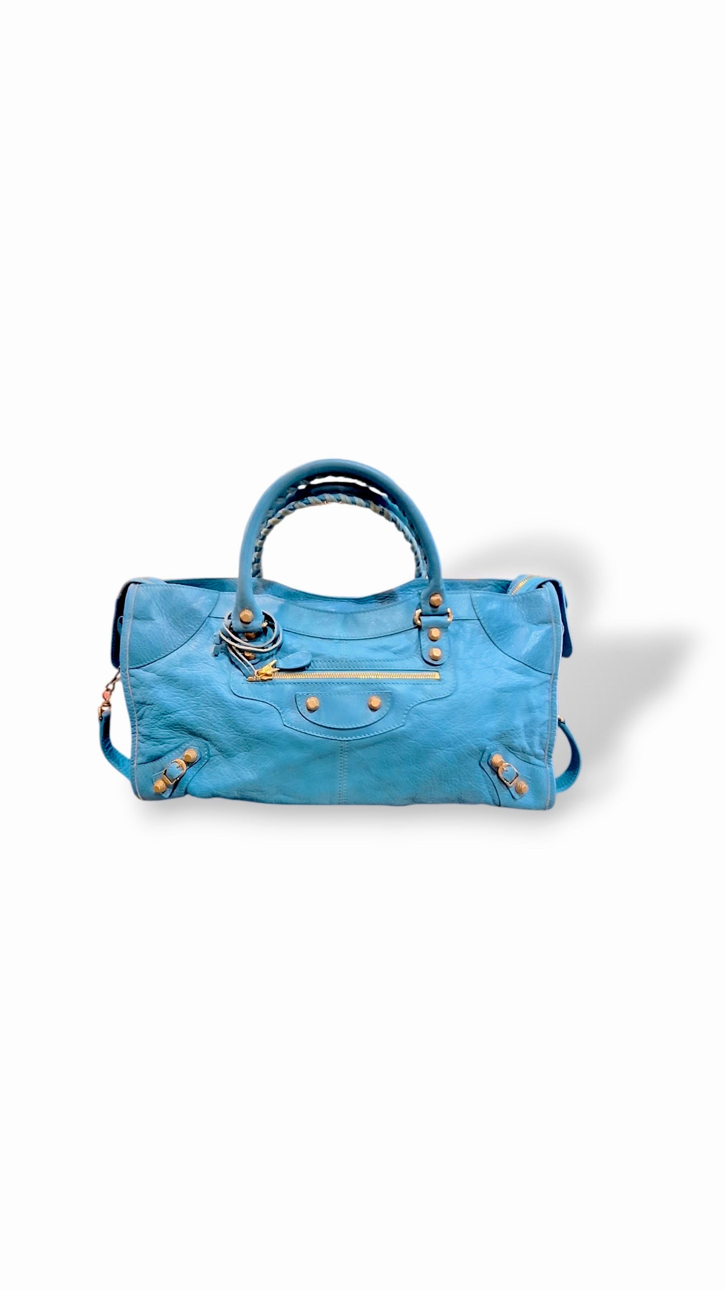 Balenciaga Mini Giant Part Time Light Blue
