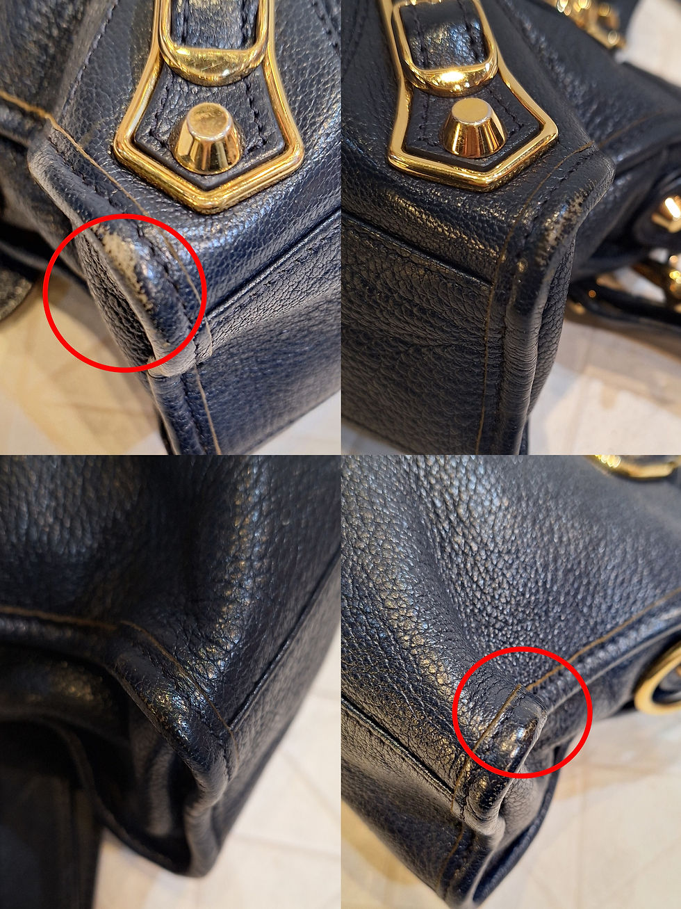 縮圖：Balenciaga Mini City Midnight Blue