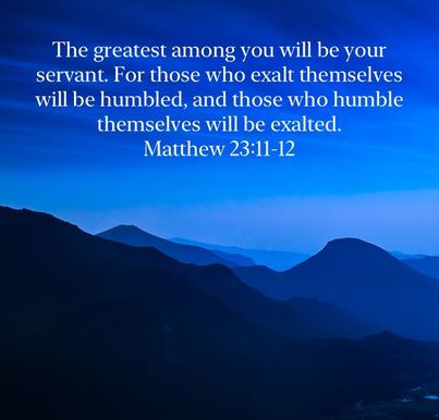 September 5, 2023 - Matthew 23:11-12