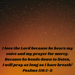 January 28, 2025 - Psalms‬ â€116‬:â€1‬-â€2