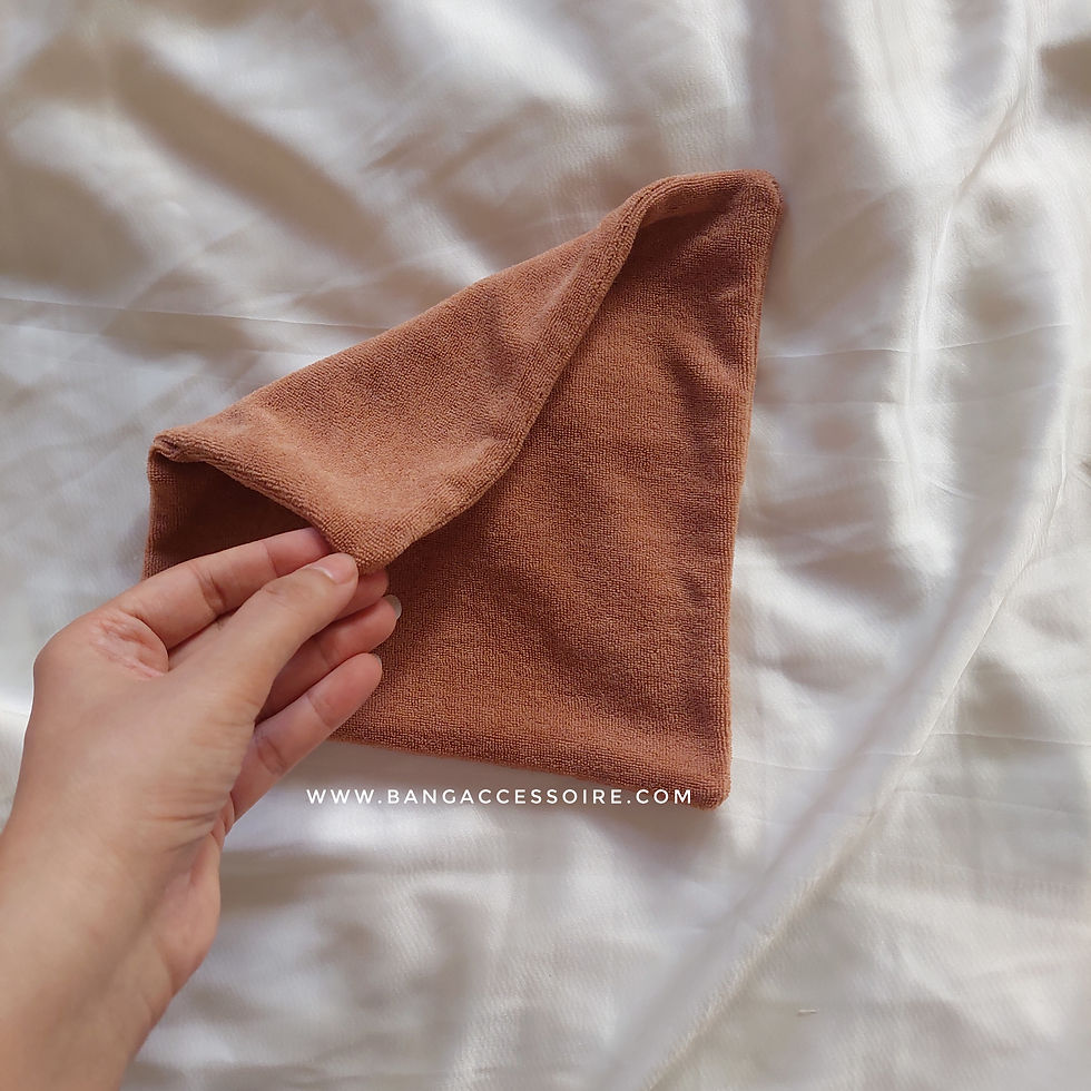 Pack de 3 serviettes visage double face - Lavables et réutilisables