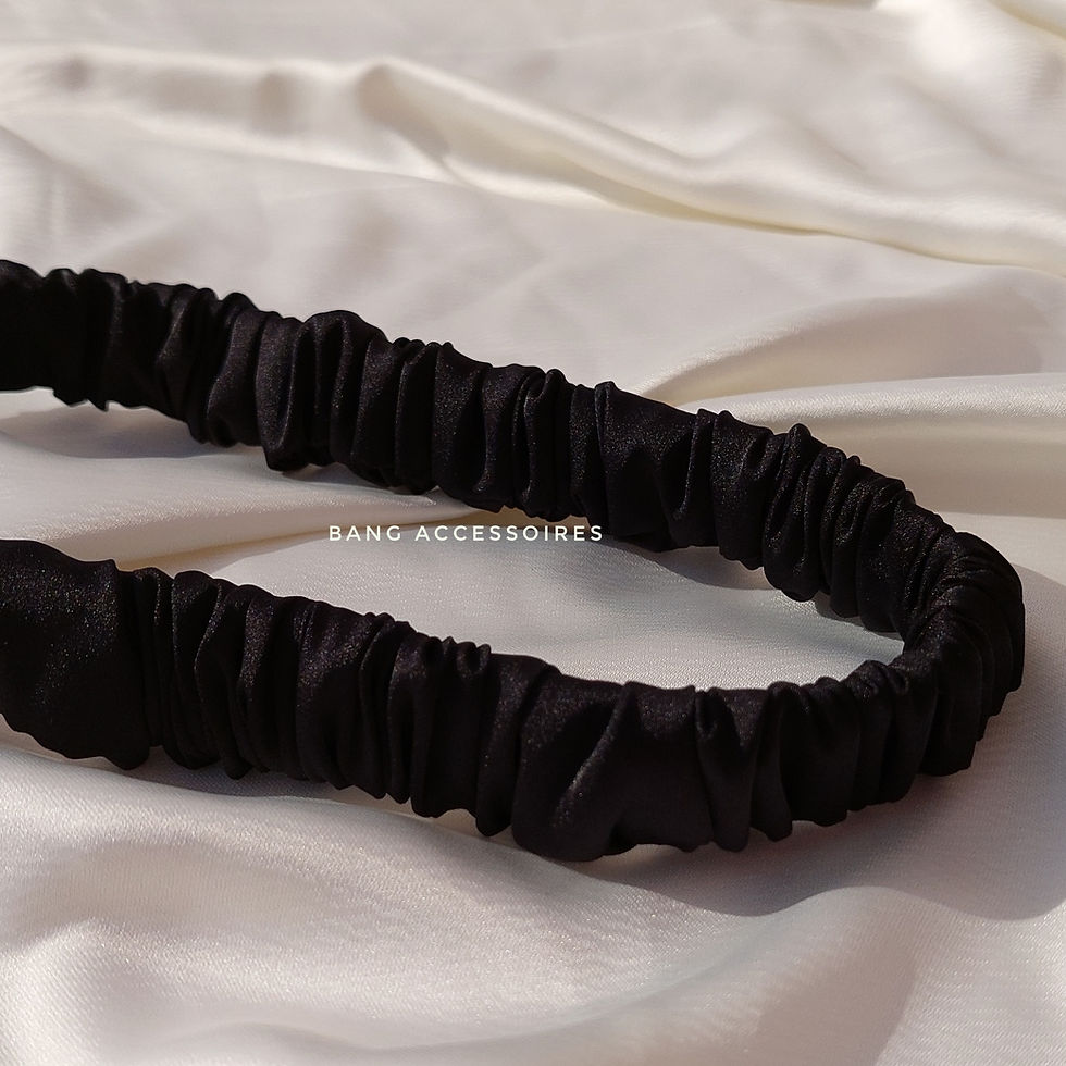 Miniature : Bandeau Skinny en Satin de soie