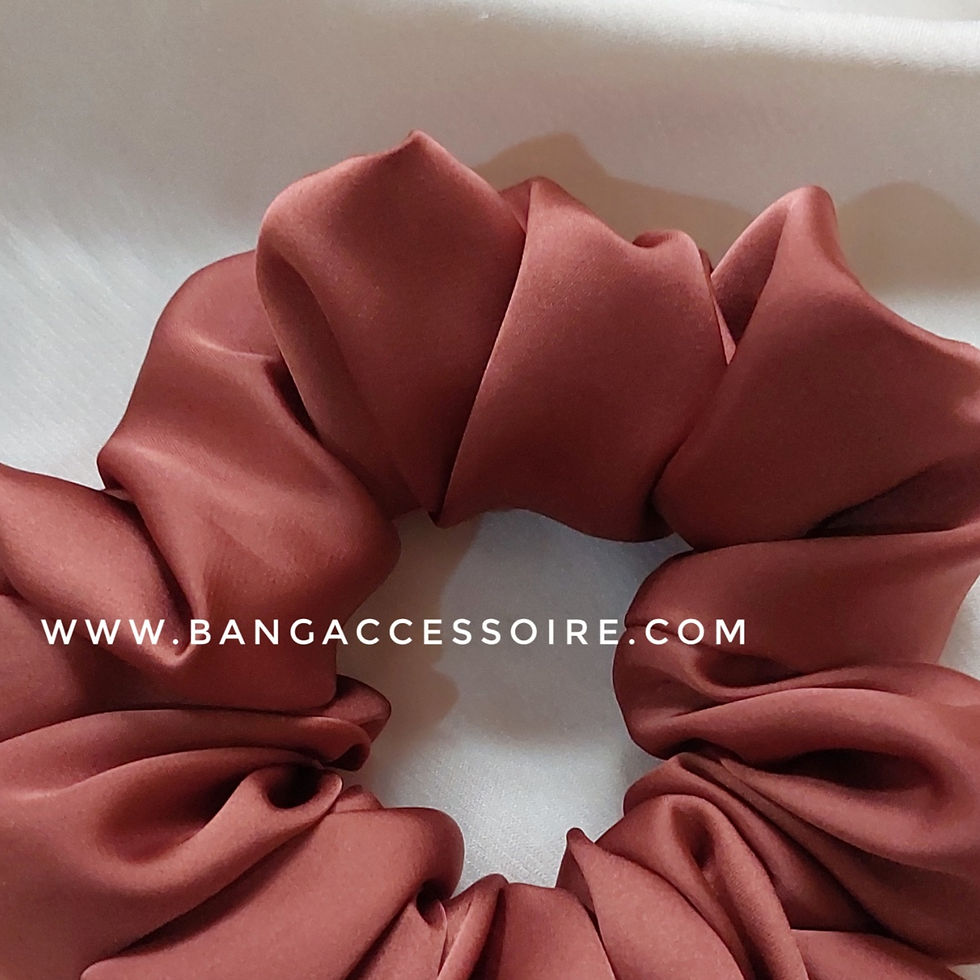 Miniature : Ruffle headband en Satin de Soie