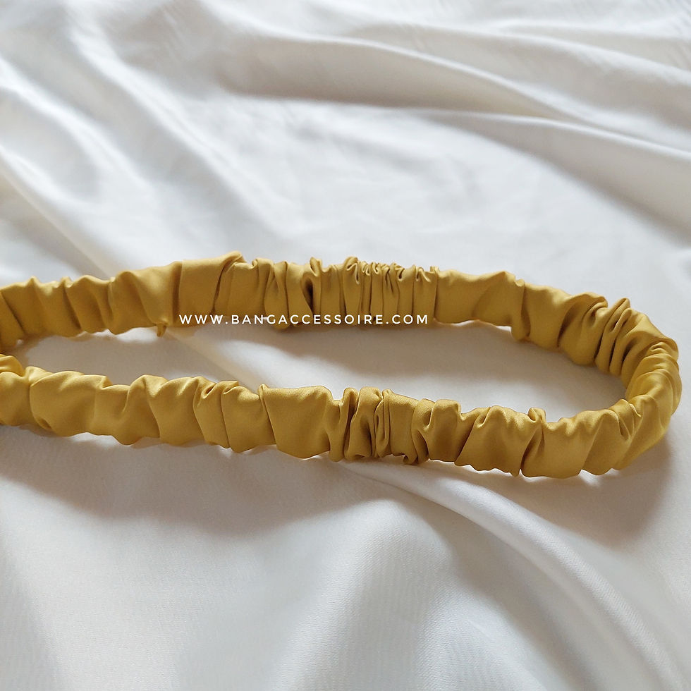 Miniature : Bandeau Skinny en Satin de soie