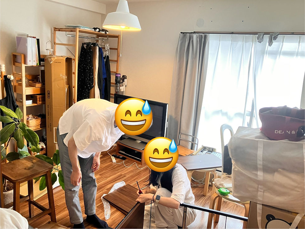 【お子様が家具の組み立てをお手伝い】