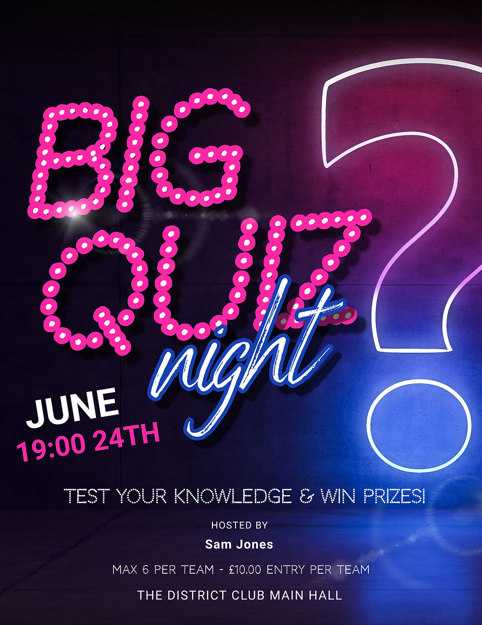 BIG Quiz Night