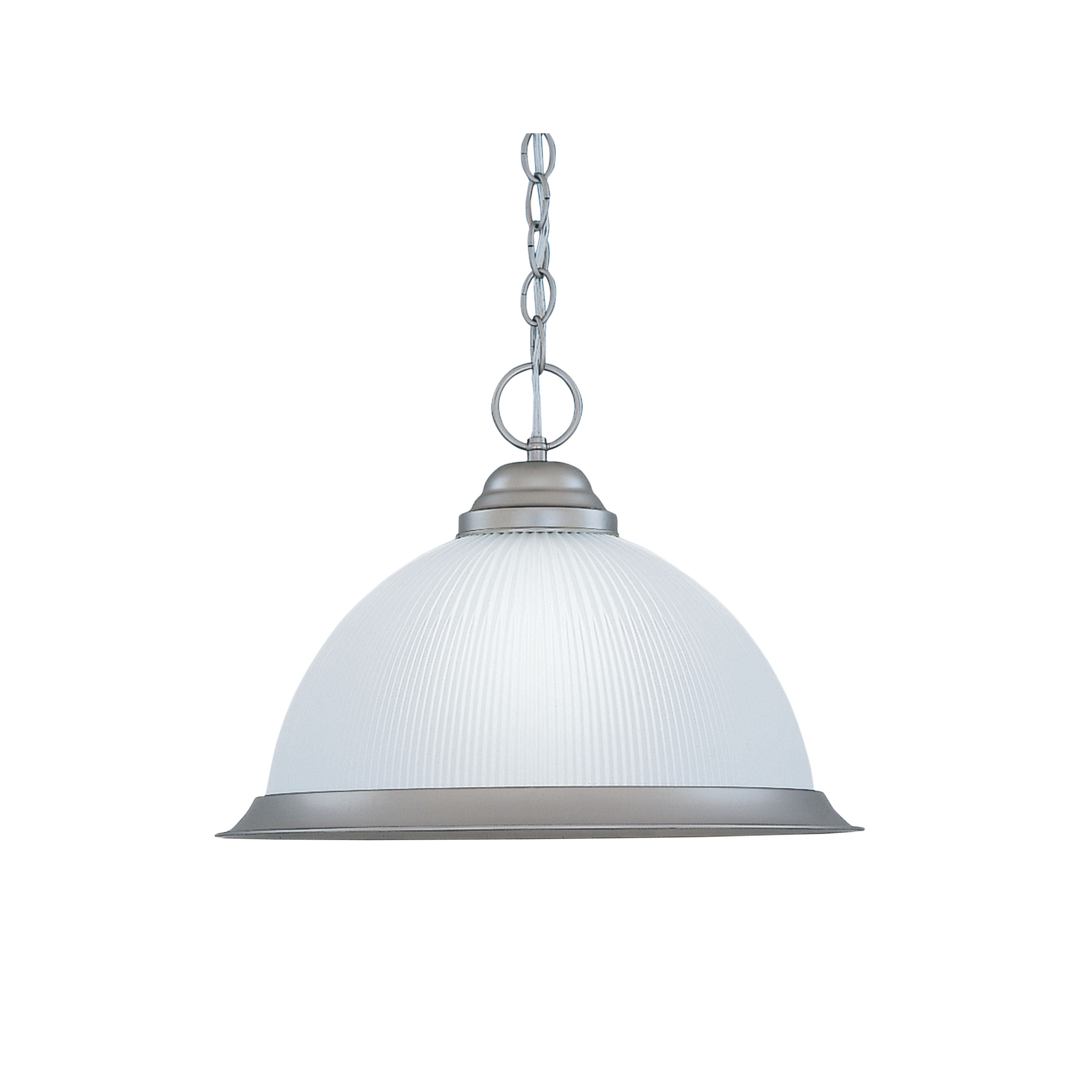 - Brushed Nickel 1-Light Pendant -
