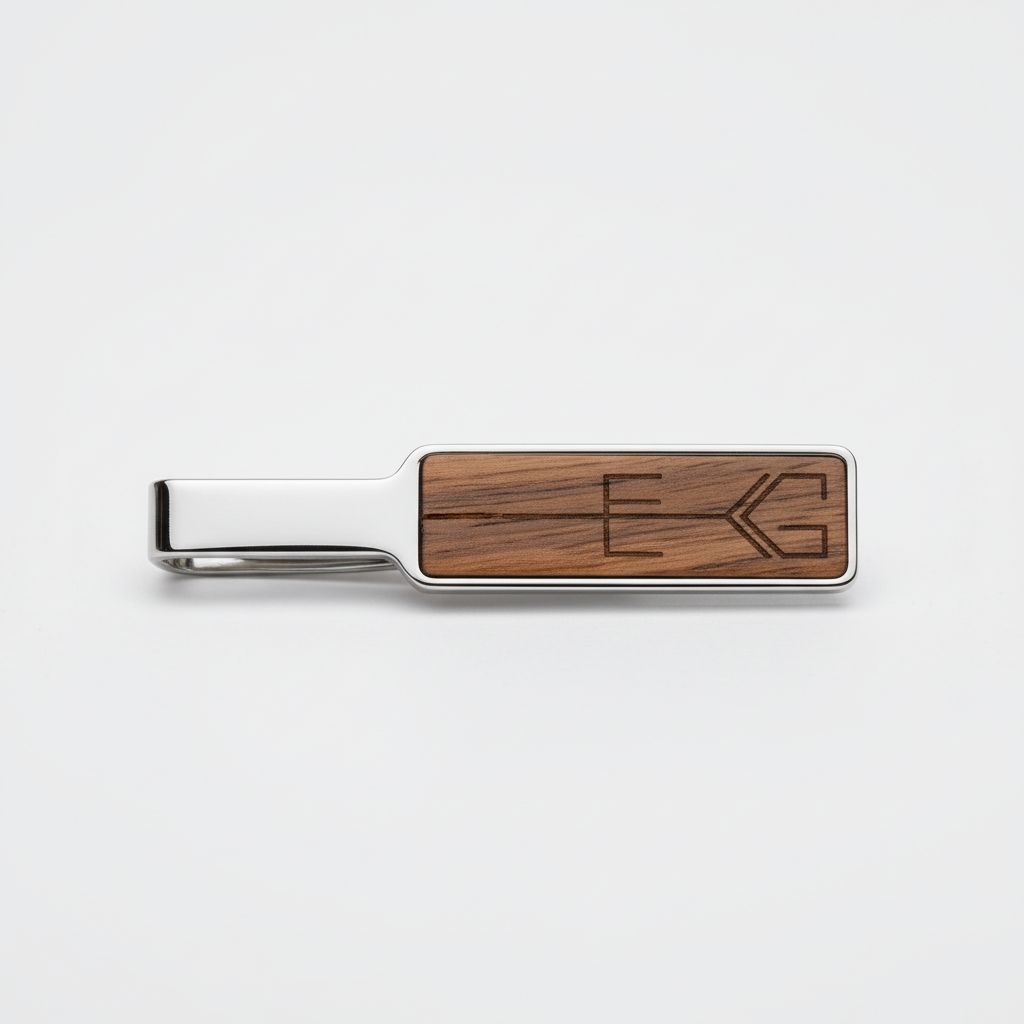 Wooden Tie Clip