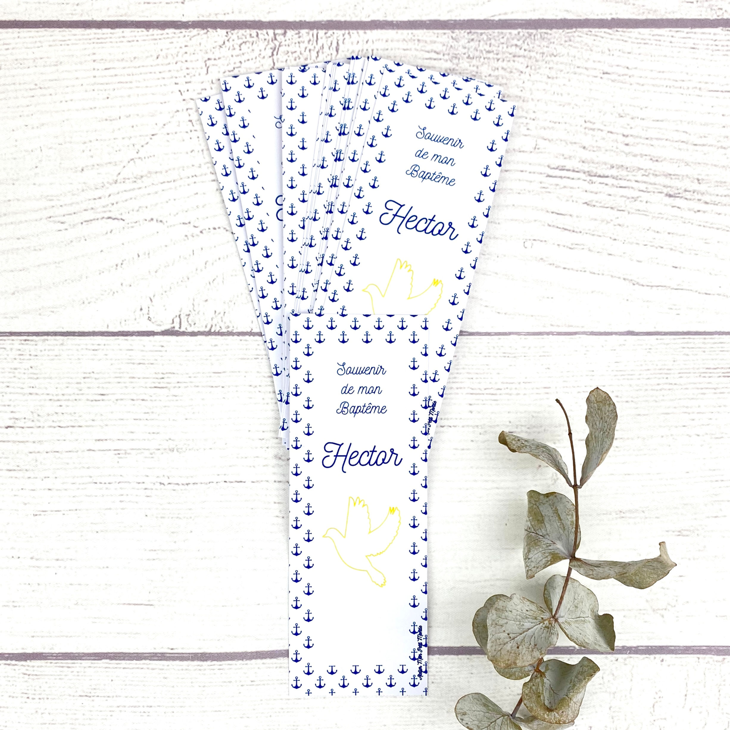 Signets religieux motif Ancres