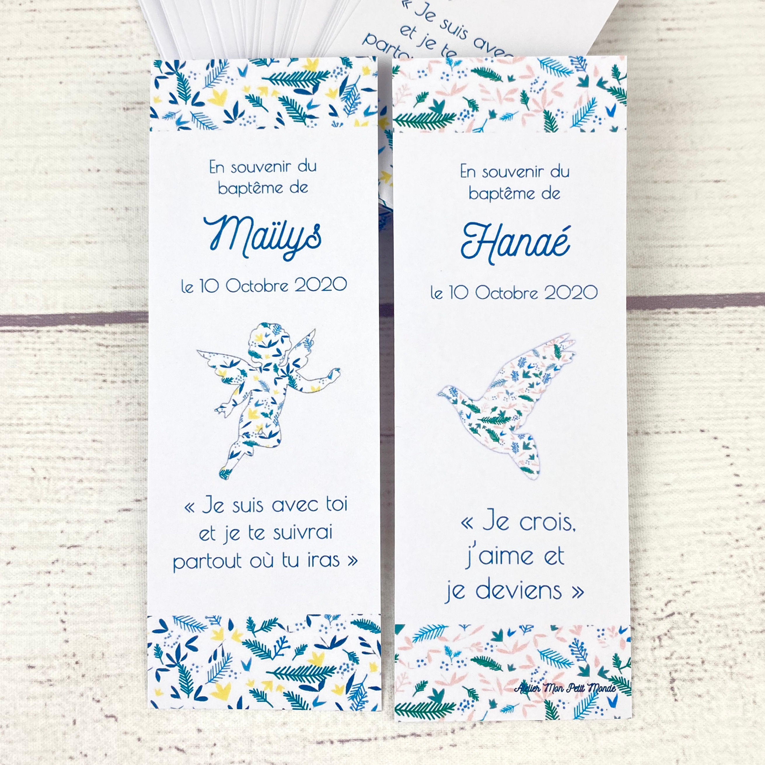 Signets religieux Palmes Couleurs au choix