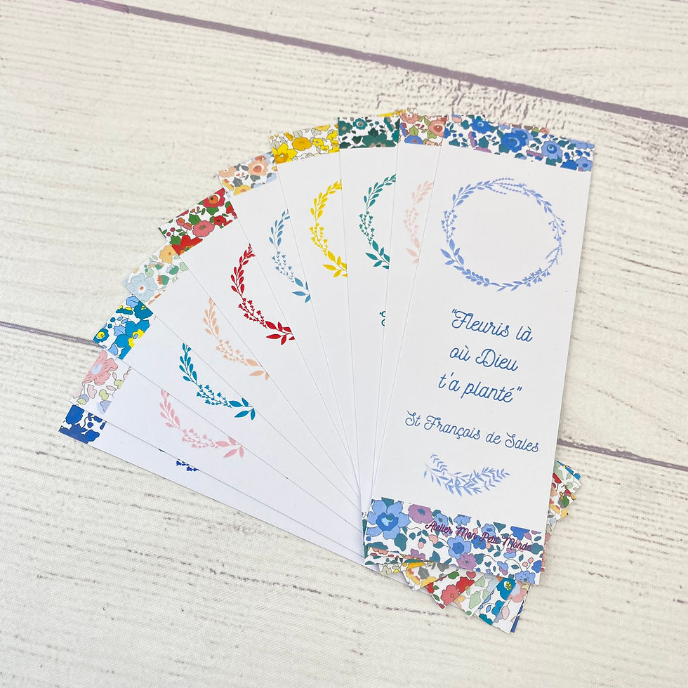 Lot de signets religieux Liberty