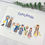 Miniature : Affichette Famille de Saints Patrons, cadeau famille catholique