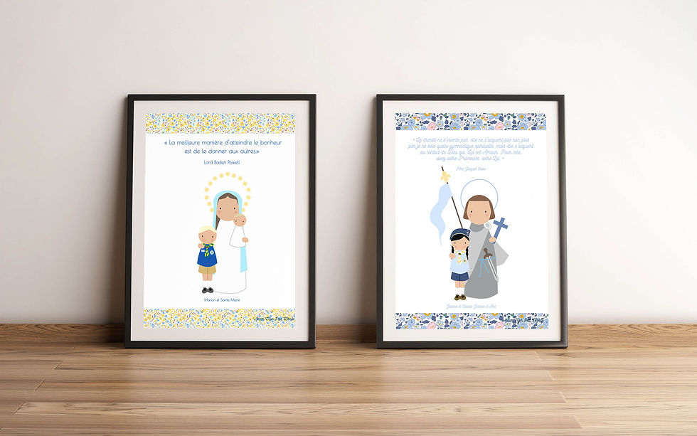 Miniature : Affiche Scout et Saint Patron