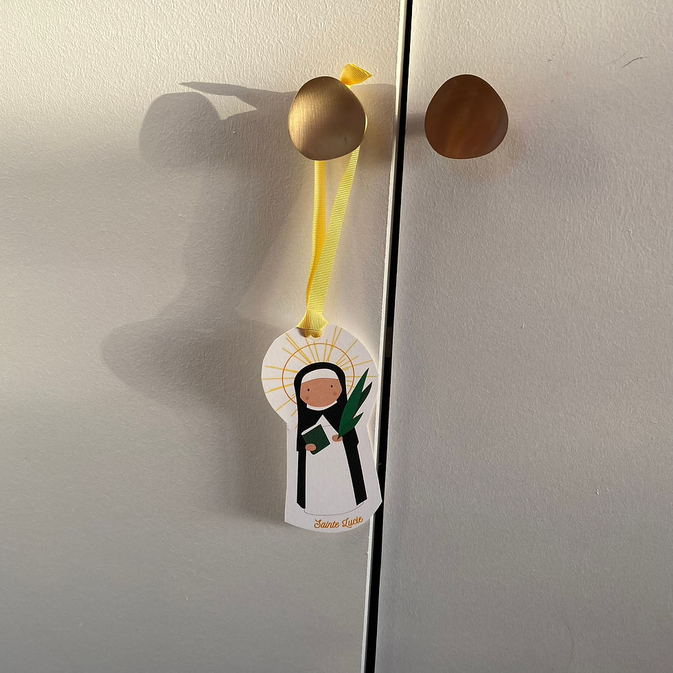 Miniature : Décoration de chambre Saint Patron, déco de sapin, cadeau de Noël Saint Patron