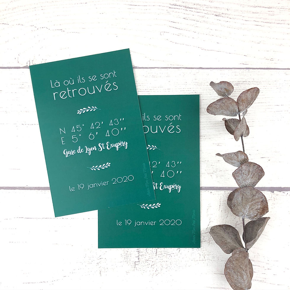 Miniature : Affichette GPS - lieu de rencontre, de mariage