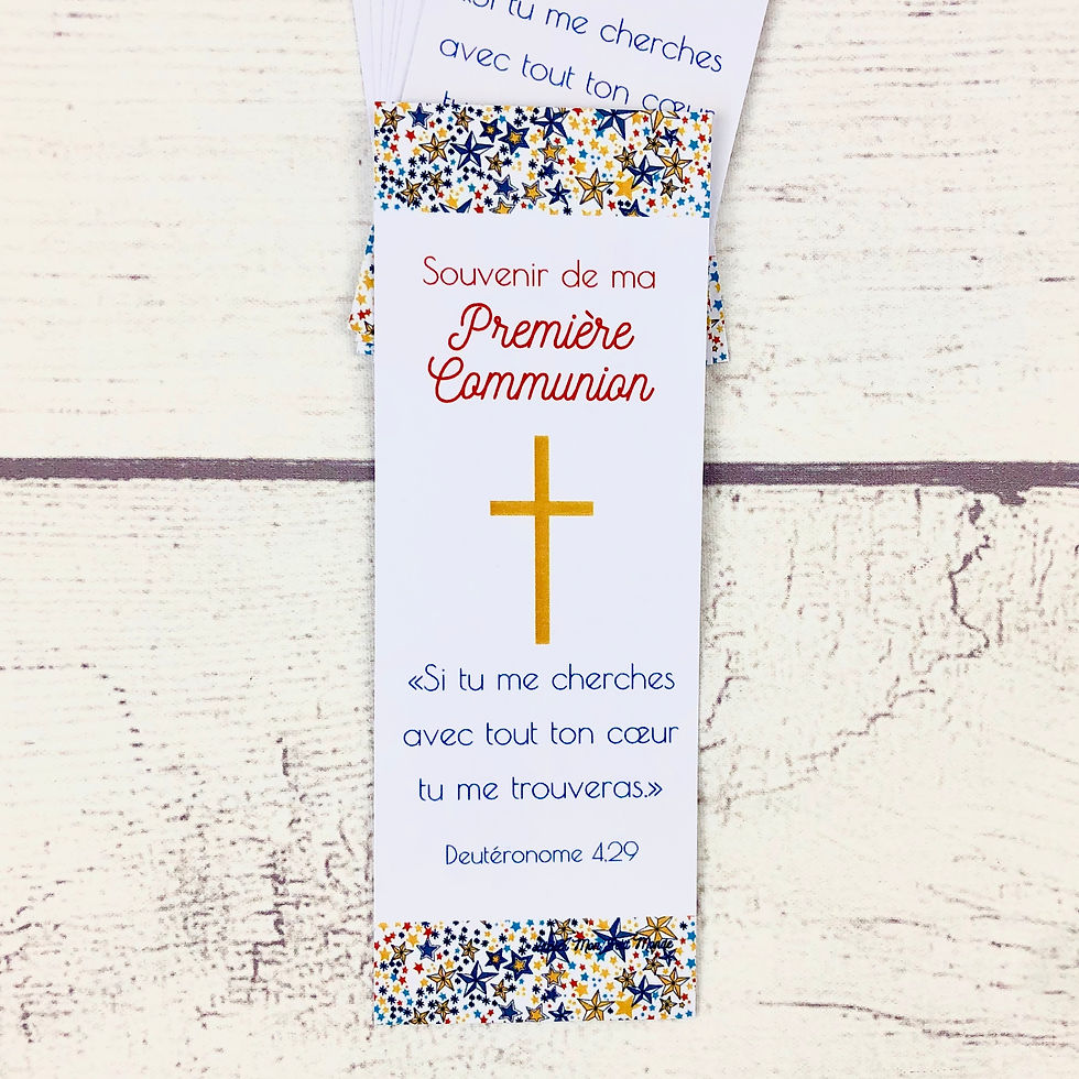 Miniature : Lot de Signets Communion non personnalisables