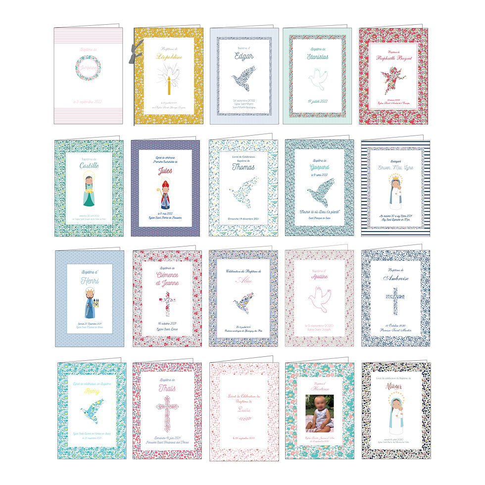 Miniature : Couverture de livret de messe sur mesure