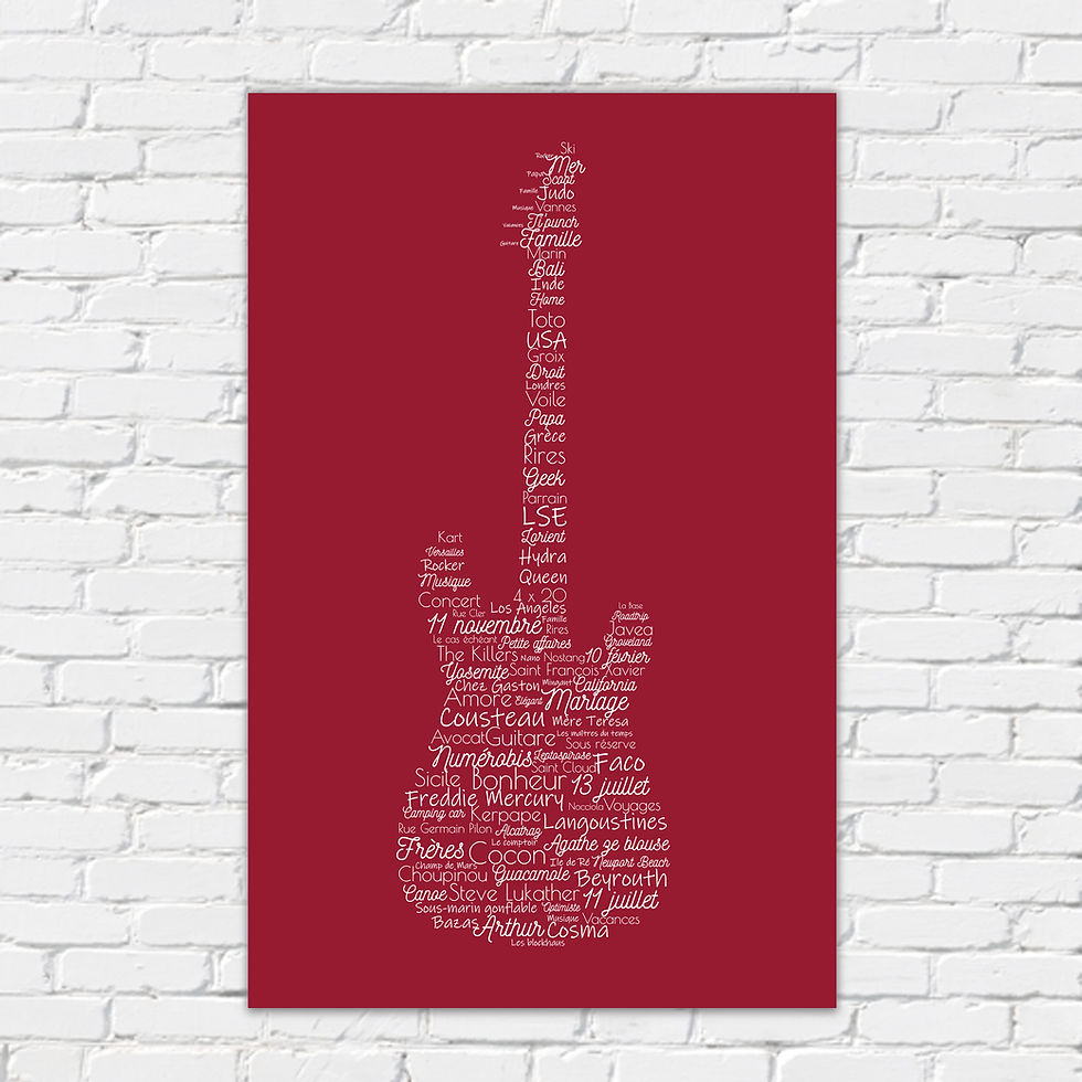 Miniature : Toile Nuage de Mots