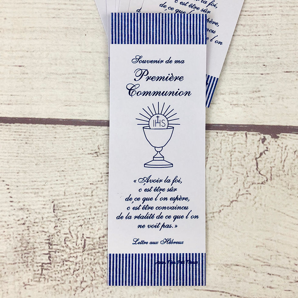 Miniature : Signets Religieux motif rayures Liberty