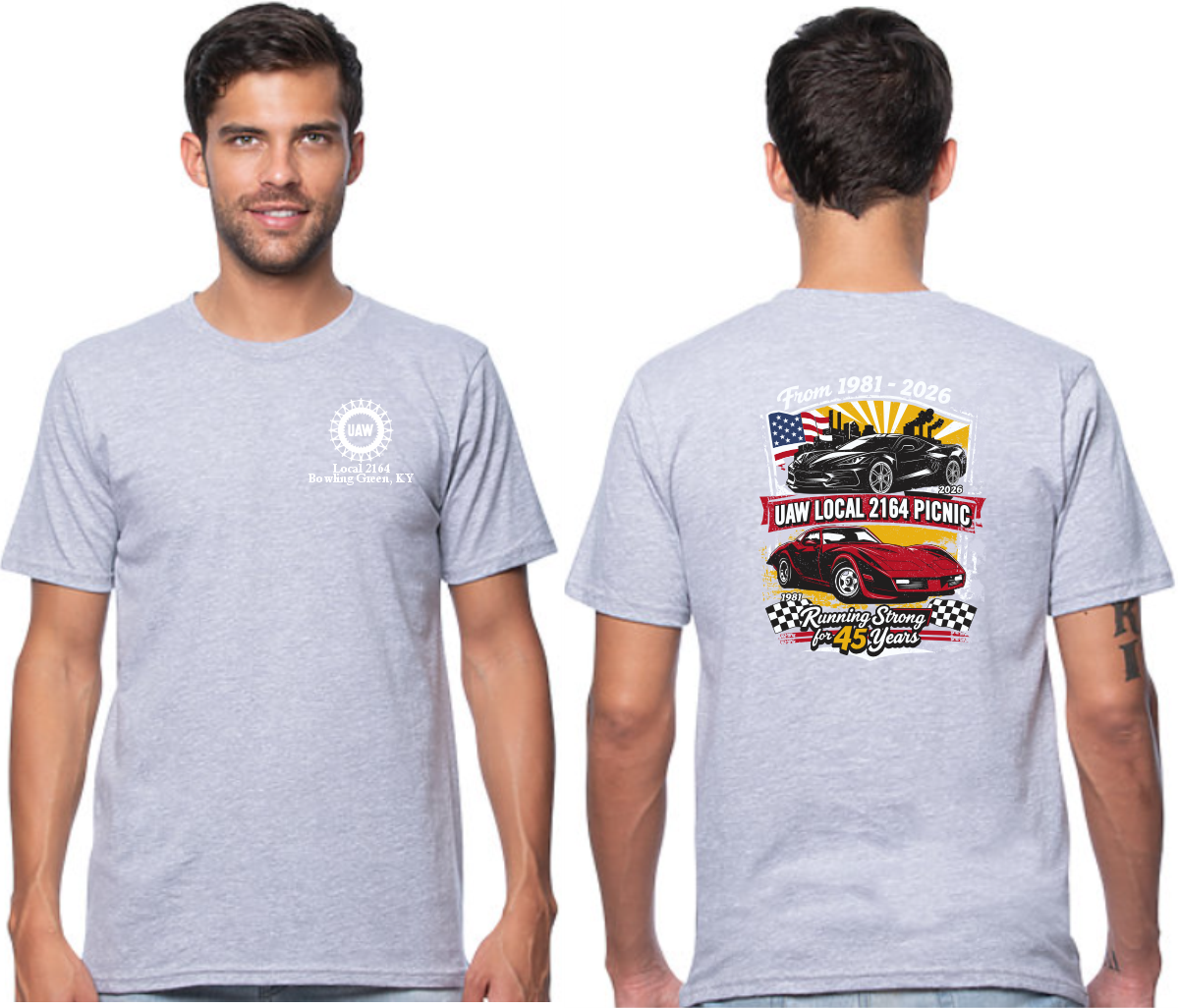 UAW Local 2164 Design 2 (Unisex) T-Shirt
