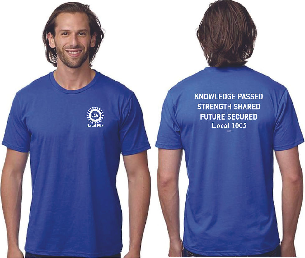 Thumbnail: UAW Local 1005 Knowledge Strength Future (Unisex) T-Shirt