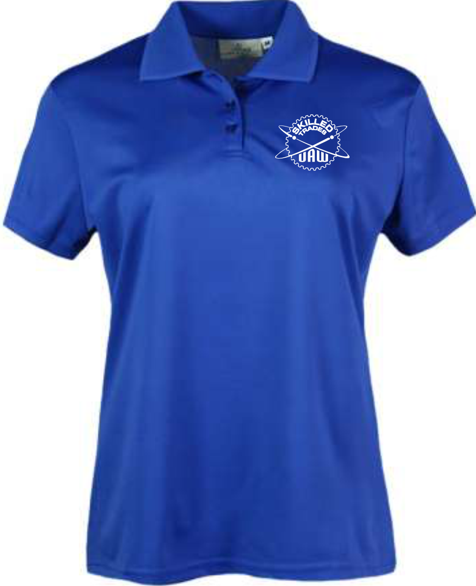 Thumbnail: AKWA 234-AQD Ladies' Polo Embroidered Skilled Trades