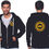 Thumbnail: UAW Wheel (Unisex) Zip-Up Hoodie Local 677