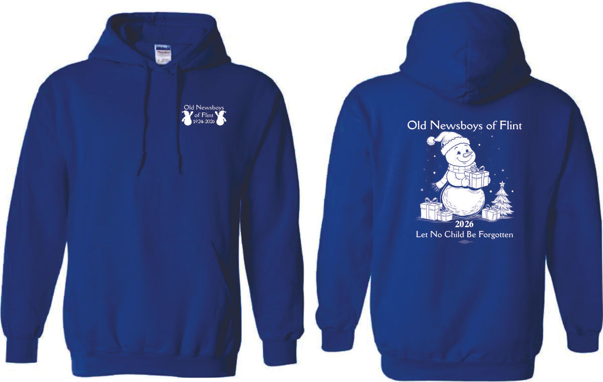 Old Newsboys of Flint 2026 Pullover Hoodie