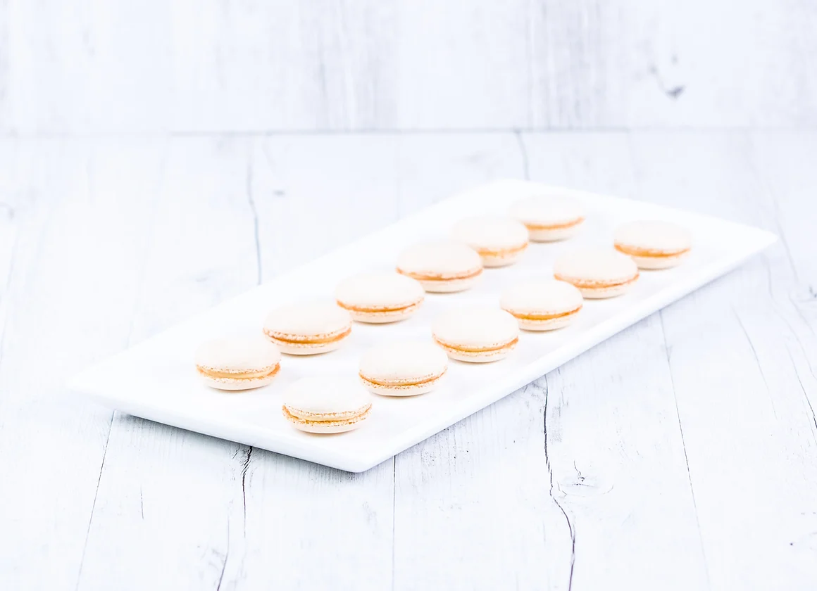Vanilla Macarons for Valentines Day