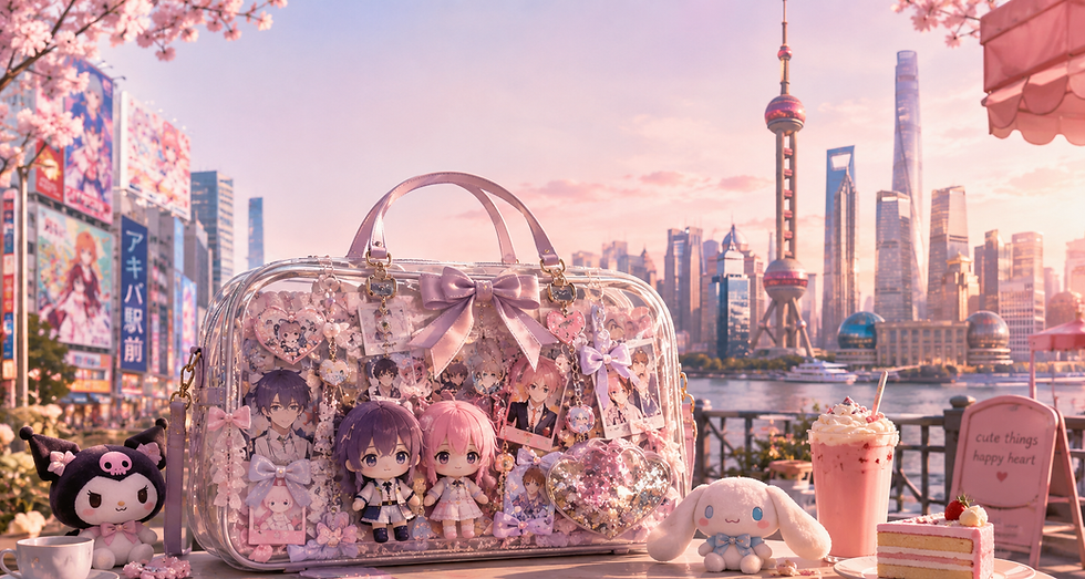 From Japan to China, ita bags have become colorful symbols of self-expression, creativity and modern pop culture.