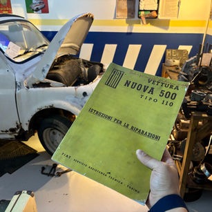 Documenti storici Fiat 500: l’archivio che guida il restauro
