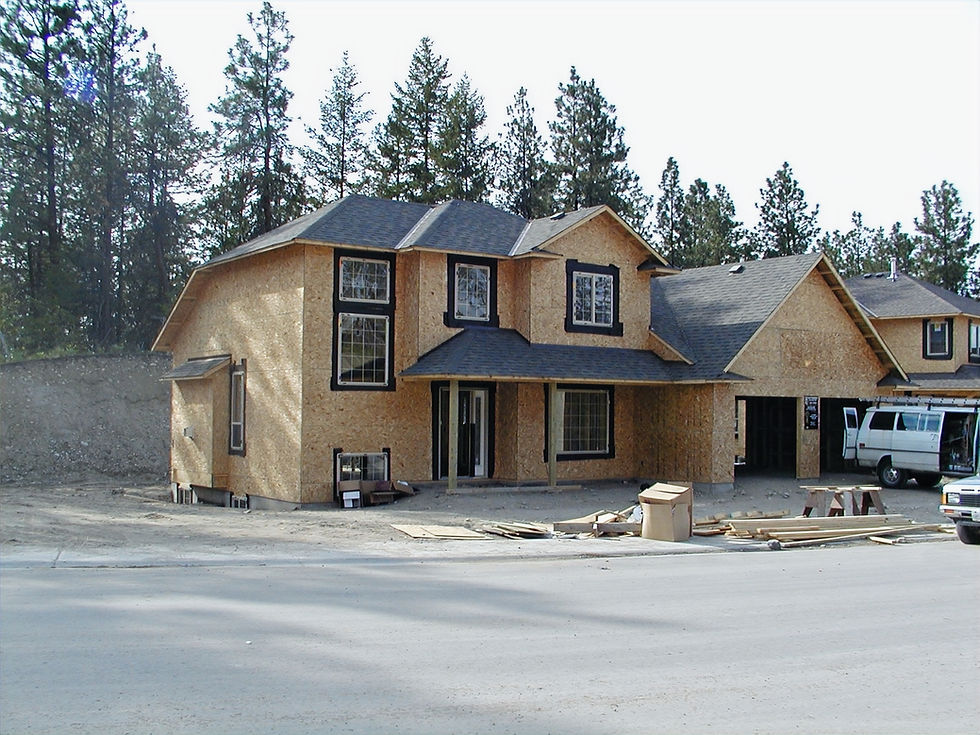 Kelowna house framing